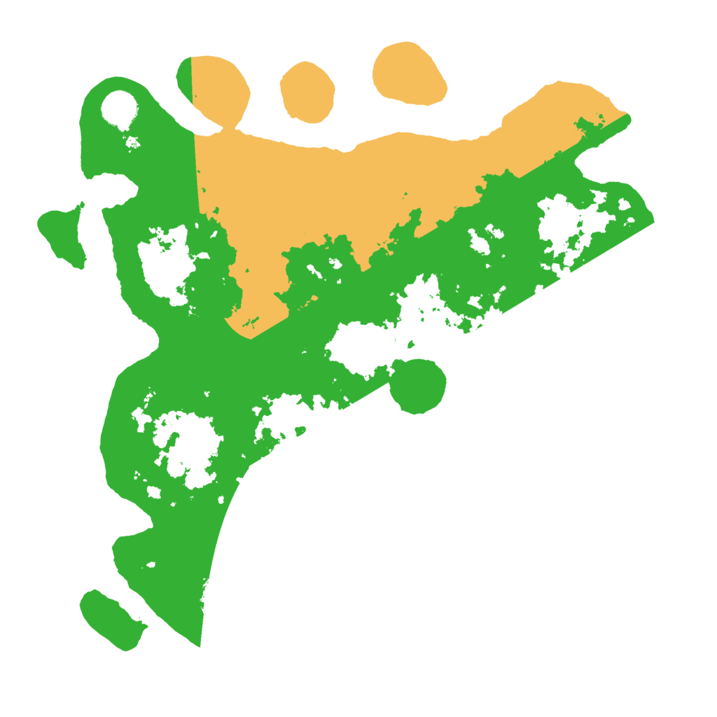 Biome Rust Map: Barren, Size: 3550, Seed: 934103