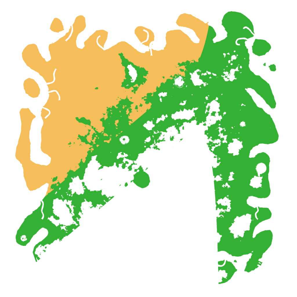 Biome Rust Map: Procedural Map, Size: 5000, Seed: 31054087