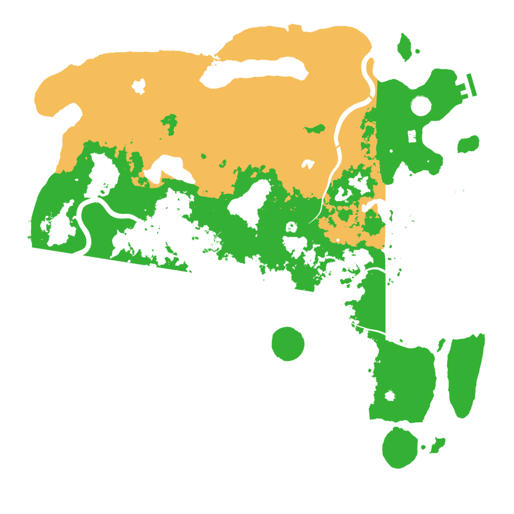 Biome Rust Map: Procedural Map, Size: 4500, Seed: 1131912409
