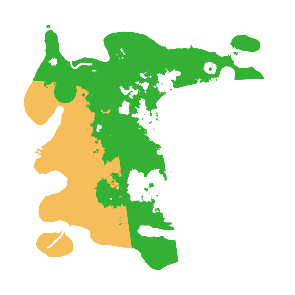 Biome Rust Map: Procedural Map, Size: 3500, Seed: 1414463