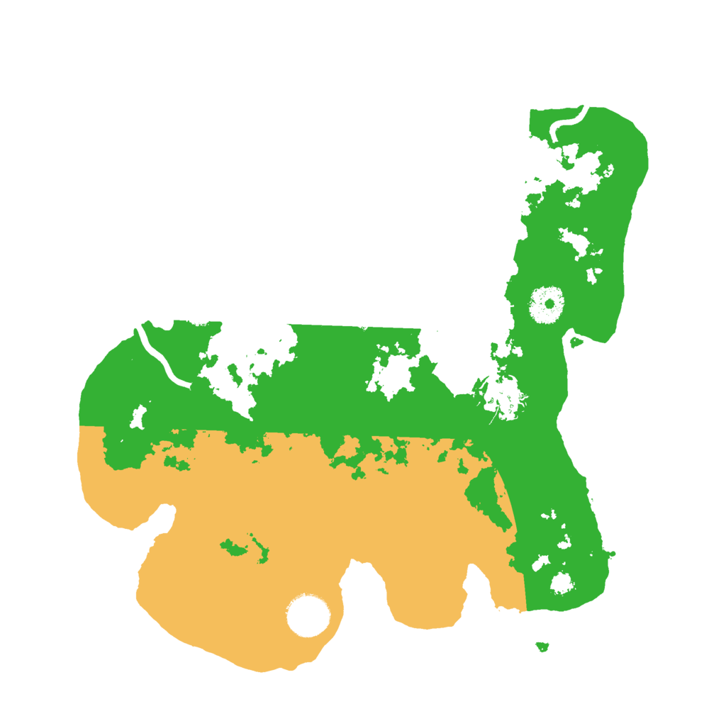 Biome Rust Map: Procedural Map, Size: 3000, Seed: 2052635230