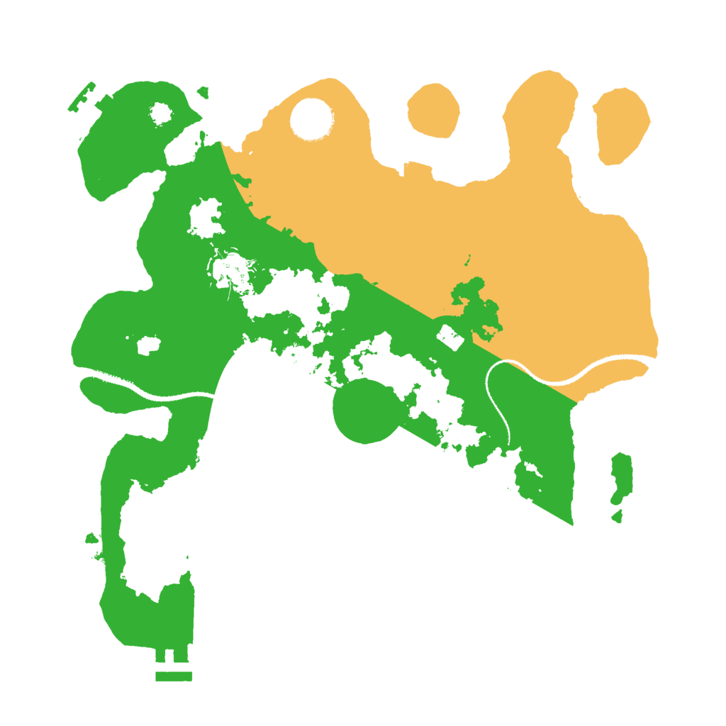 Biome Rust Map: Procedural Map, Size: 3000, Seed: 7453483