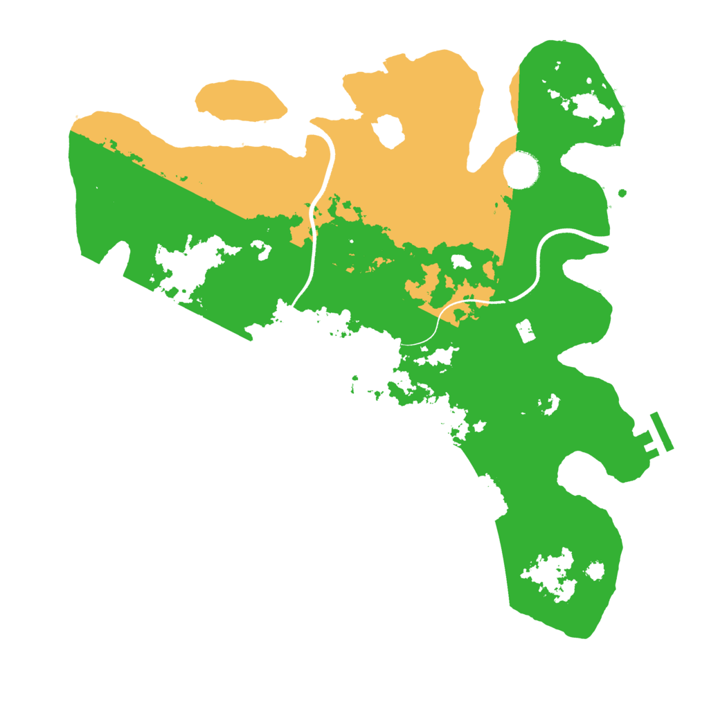 Biome Rust Map: Procedural Map, Size: 3500, Seed: 1263650029