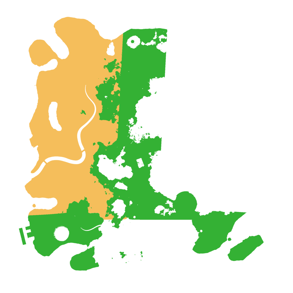 Biome Rust Map: Procedural Map, Size: 3500, Seed: 22011979