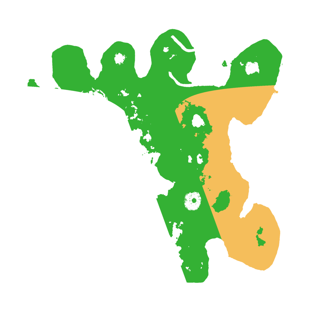 Biome Rust Map: Procedural Map, Size: 2700, Seed: 7345