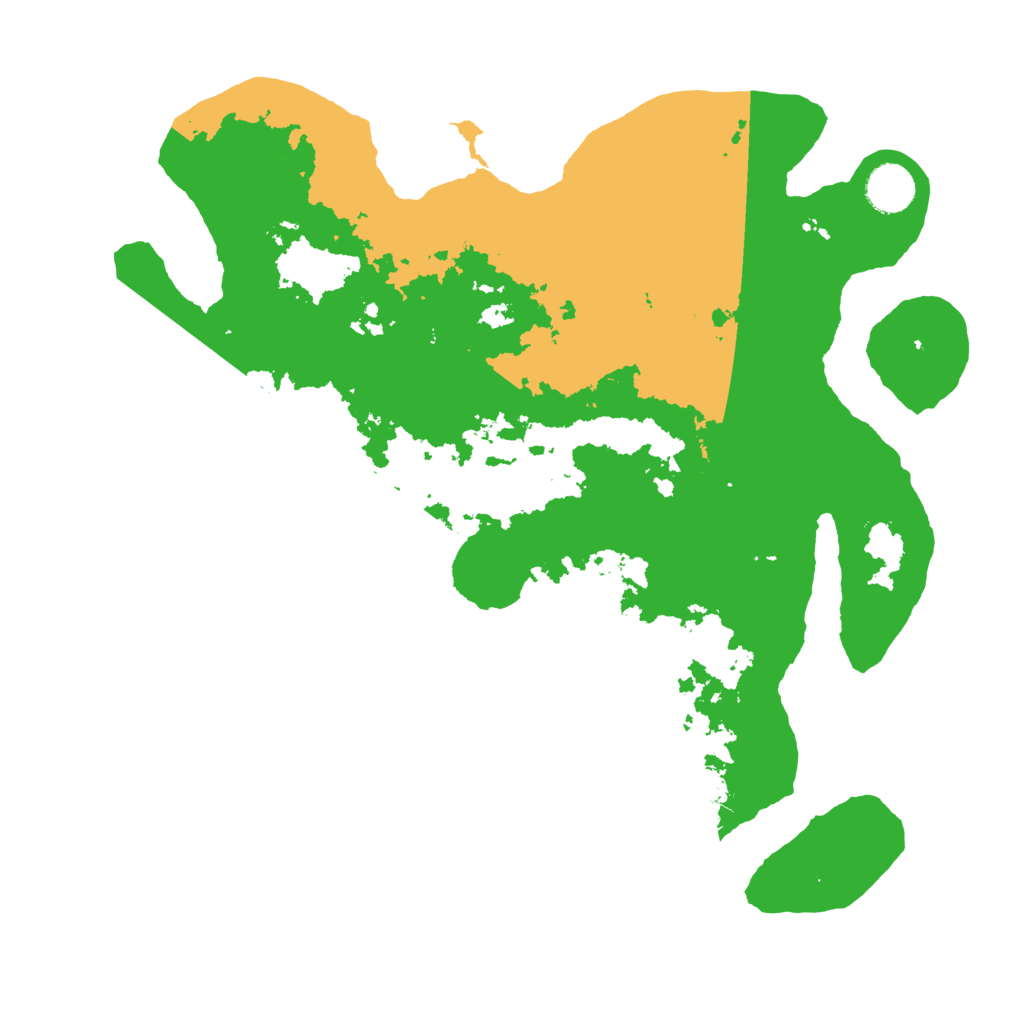 Biome Rust Map: Barren, Size: 3700, Seed: 1292905321