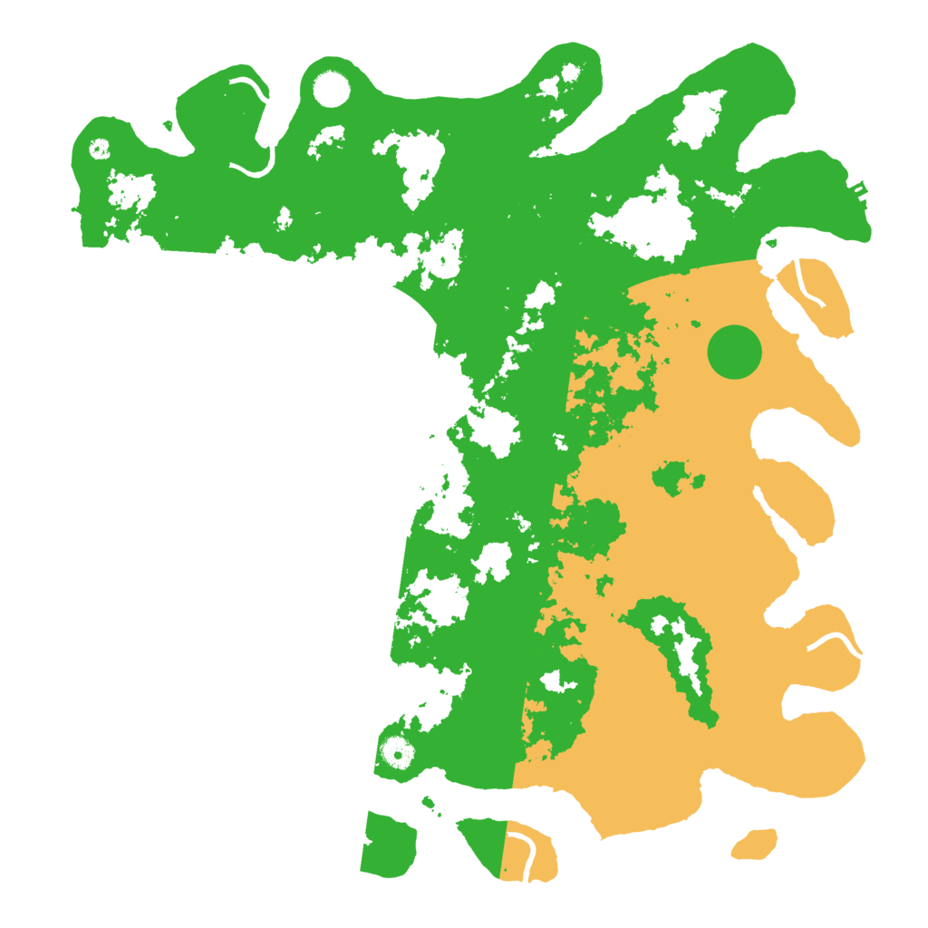 Biome Rust Map: Procedural Map, Size: 4500, Seed: 50621