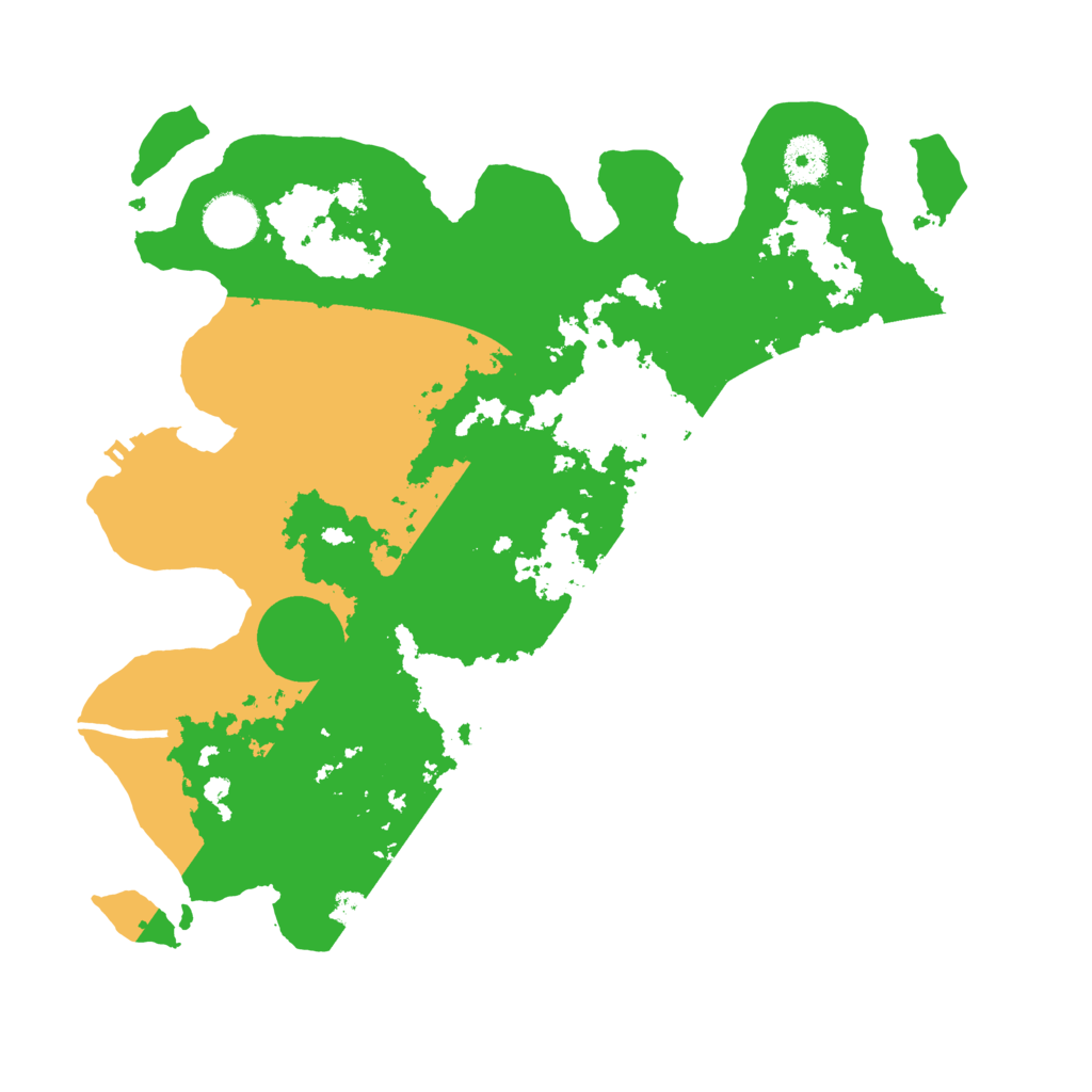 Biome Rust Map: Procedural Map, Size: 3500, Seed: 74987402