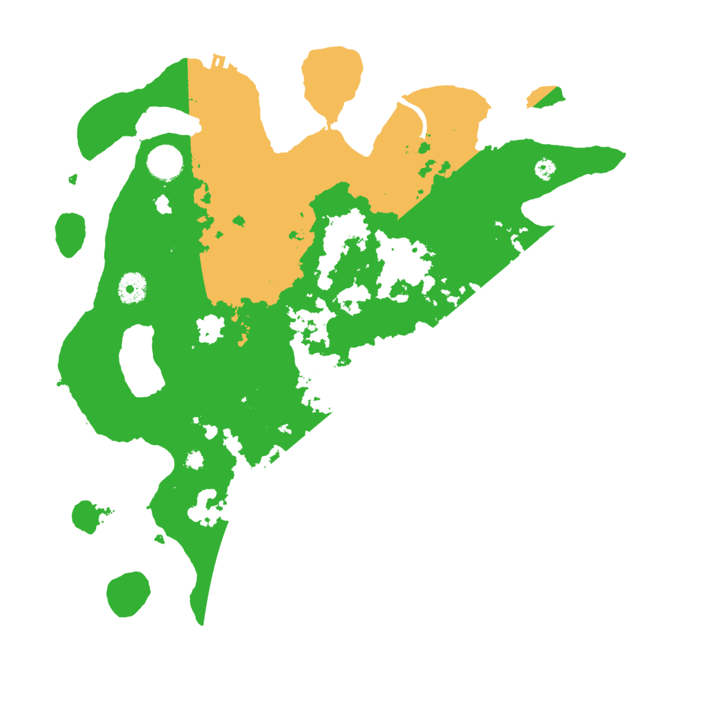 Biome Rust Map: Procedural Map, Size: 3500, Seed: 287912156