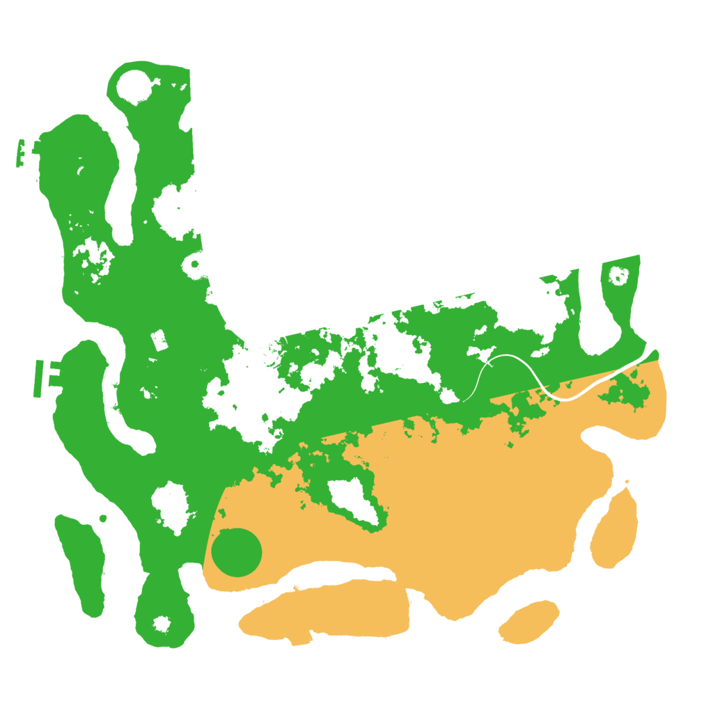 Biome Rust Map: Procedural Map, Size: 3850, Seed: 7825154