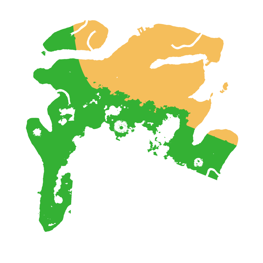 Biome Rust Map: Procedural Map, Size: 3000, Seed: 152510730