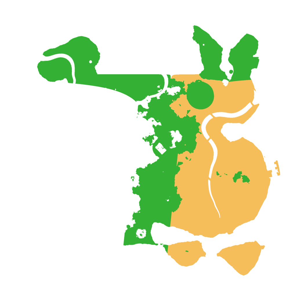 Biome Rust Map: Procedural Map, Size: 3000, Seed: 15473