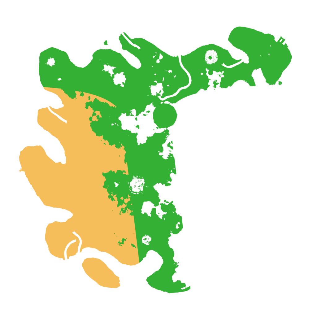 Biome Rust Map: Procedural Map, Size: 3500, Seed: 17272984