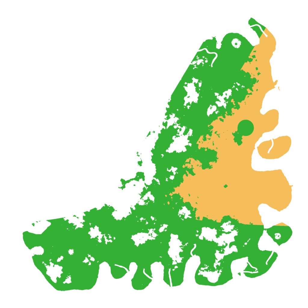 Biome Rust Map: Procedural Map, Size: 5000, Seed: 668515