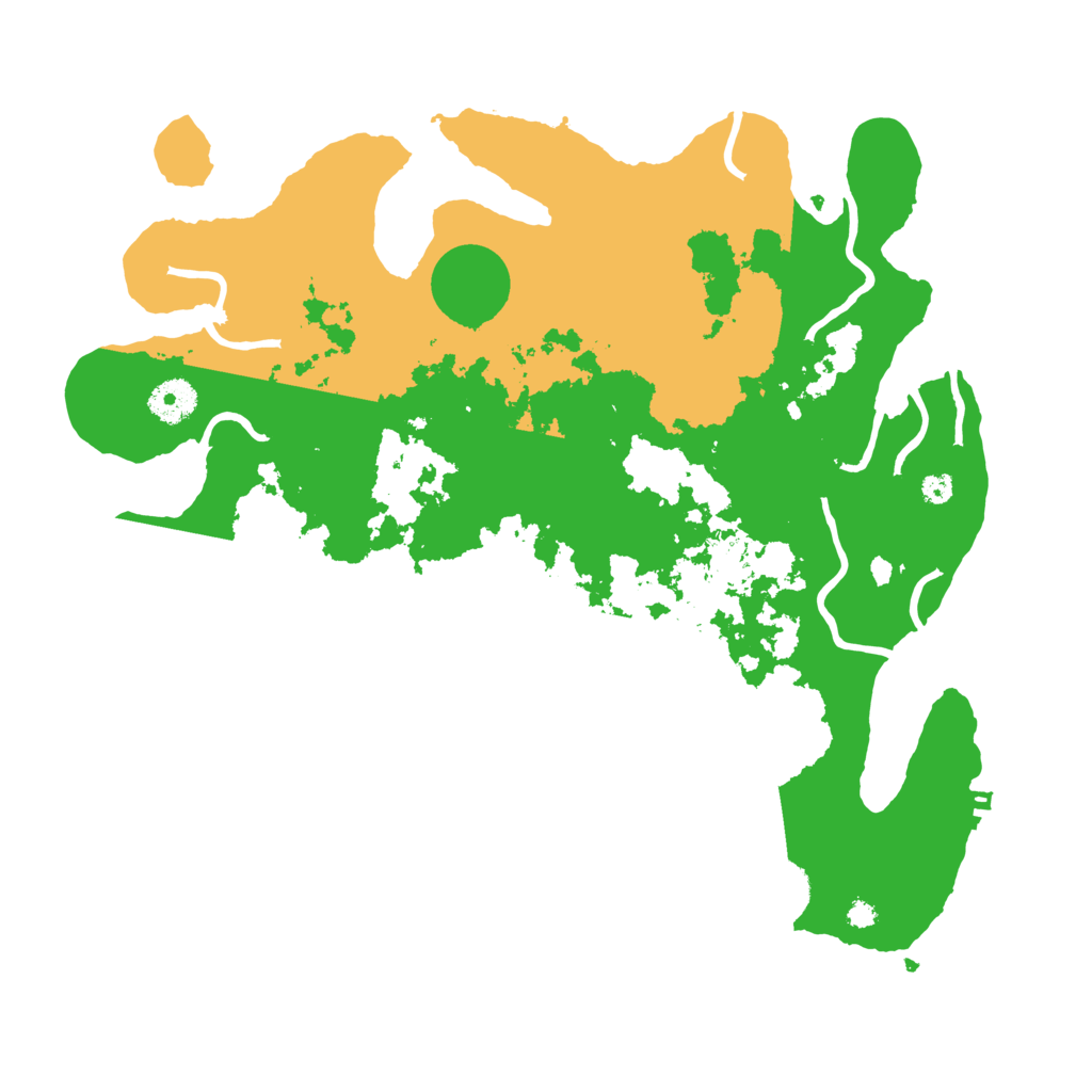 Biome Rust Map: Procedural Map, Size: 3650, Seed: 1399521849