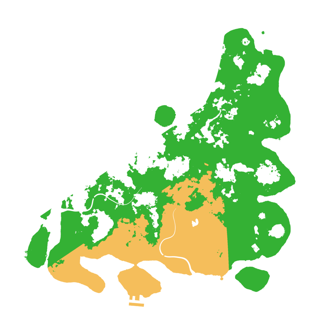 Biome Rust Map: Procedural Map, Size: 4200, Seed: 1113936781