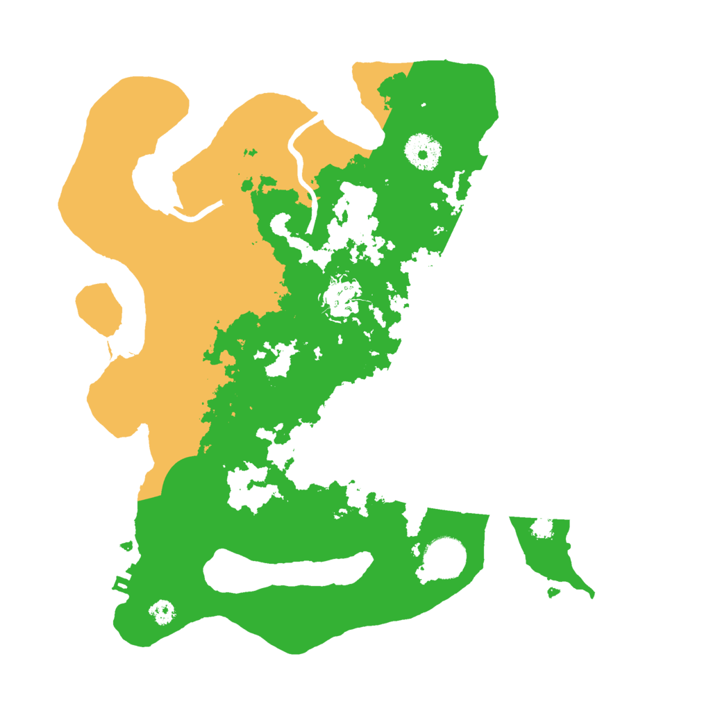 Biome Rust Map: Procedural Map, Size: 3000, Seed: 647296744