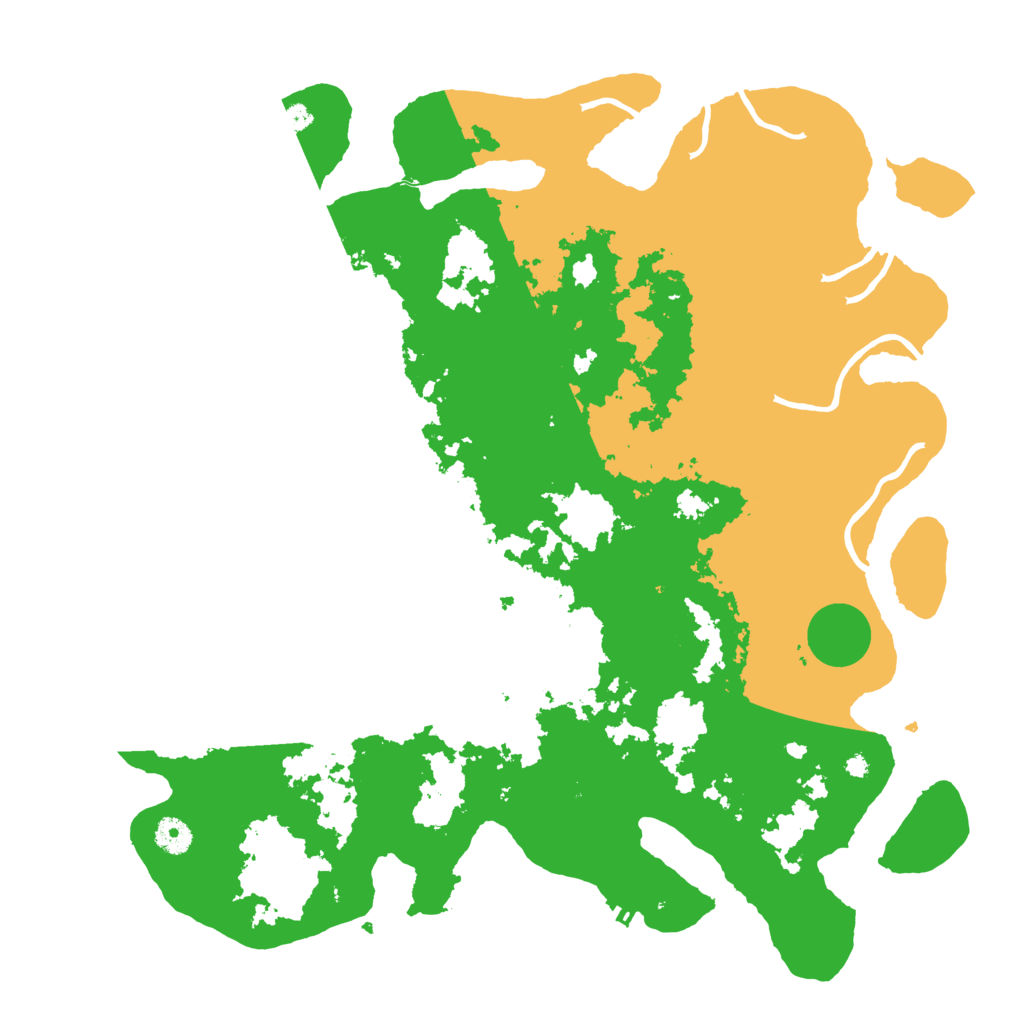 Biome Rust Map: Procedural Map, Size: 4250, Seed: 278811346