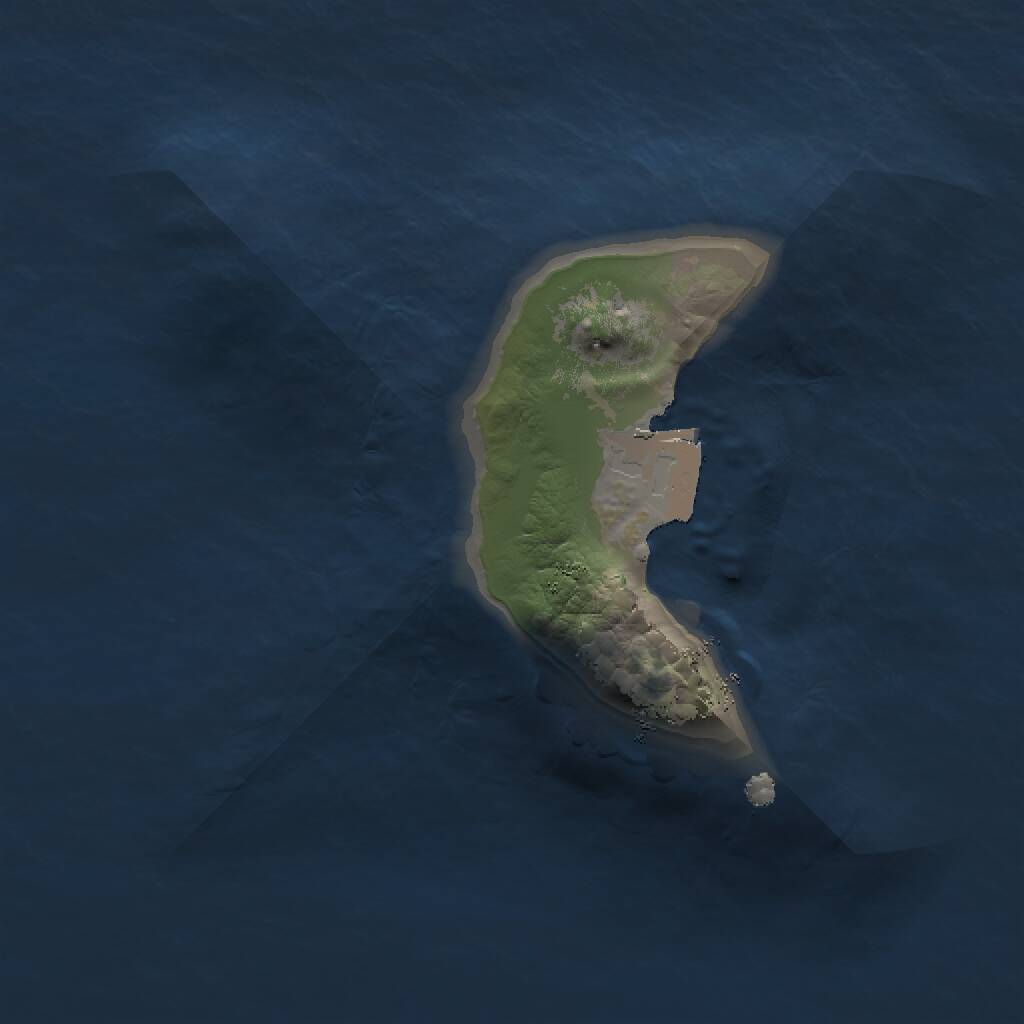 Rust Map: Procedural Map, Size: 1300, Seed: 5482000, 1 Monuments