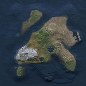 Thumbnail Rust Map: Procedural Map, Size: 2000, Seed: 9473625, 6 Monuments