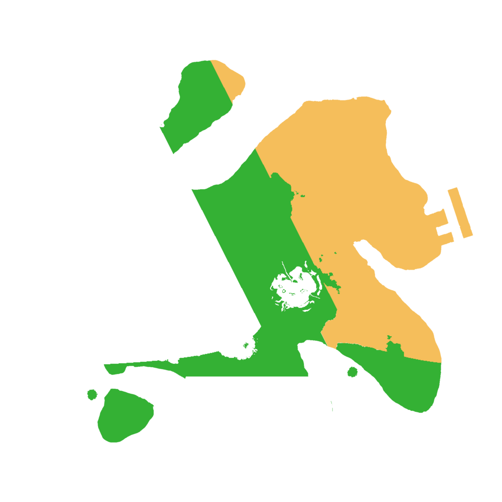 Biome Rust Map: Procedural Map, Size: 2000, Seed: 9473625