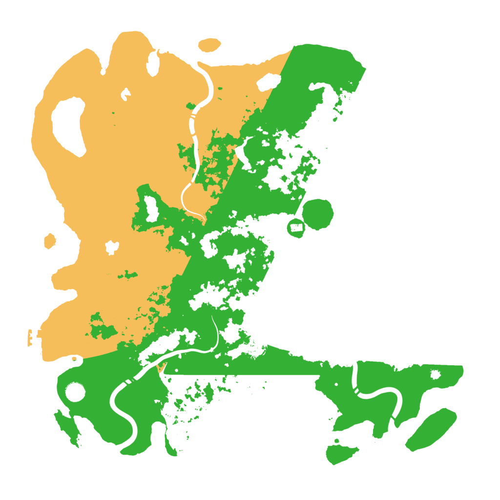 Biome Rust Map: Procedural Map, Size: 4500, Seed: 817459865