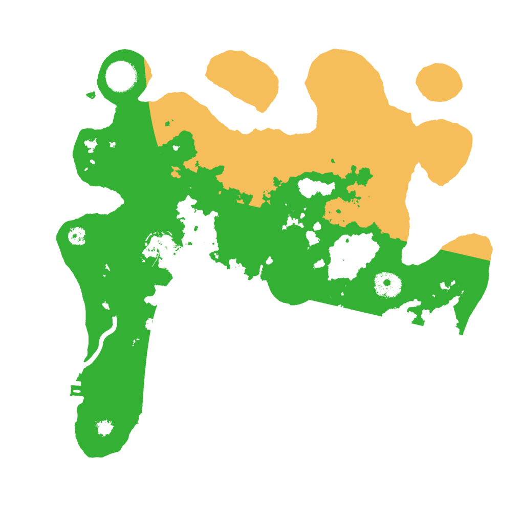 Biome Rust Map: Procedural Map, Size: 3000, Seed: 17131