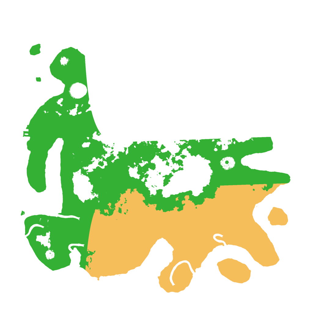 Biome Rust Map: Procedural Map, Size: 3500, Seed: 550481811