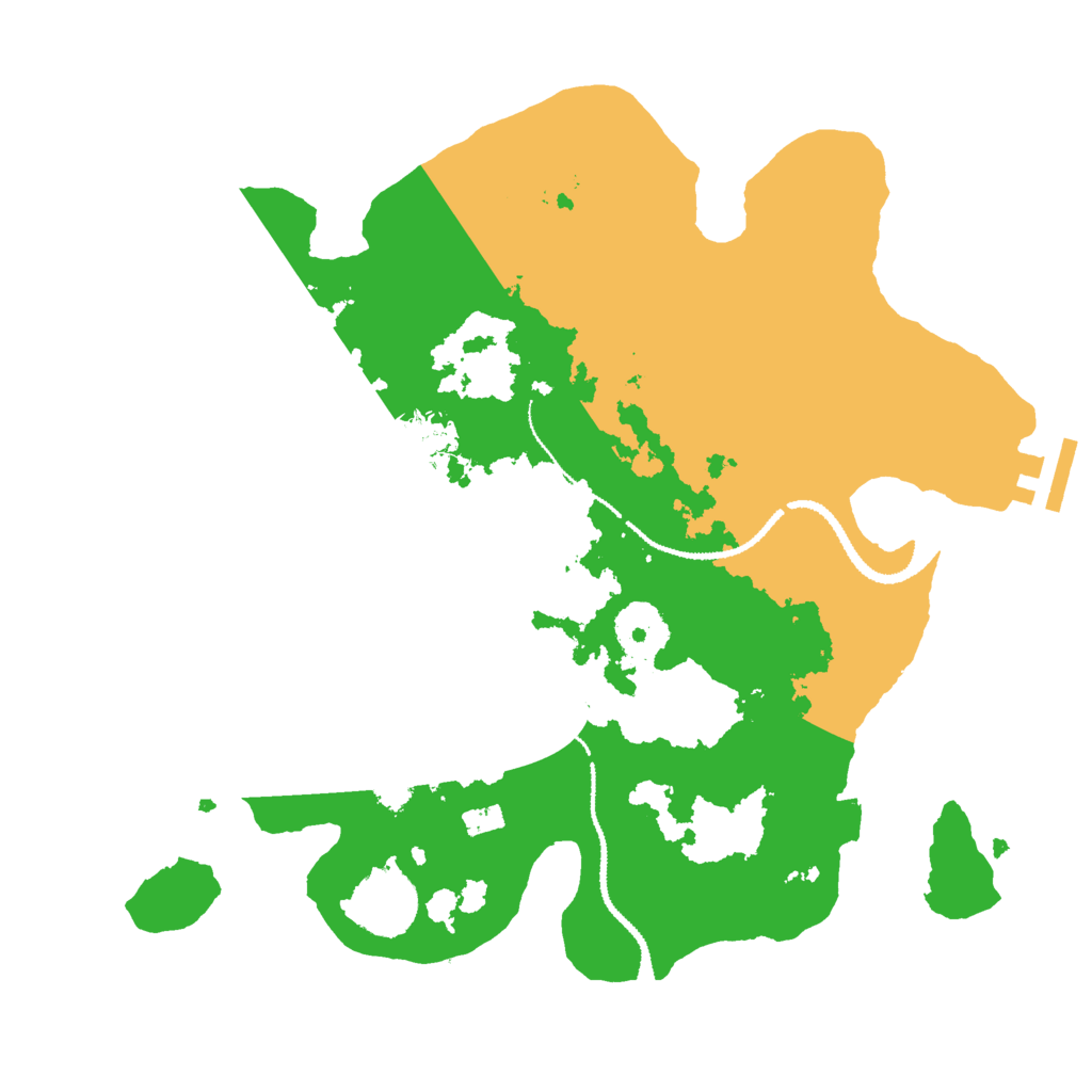 Biome Rust Map: Procedural Map, Size: 3000, Seed: 1370203544