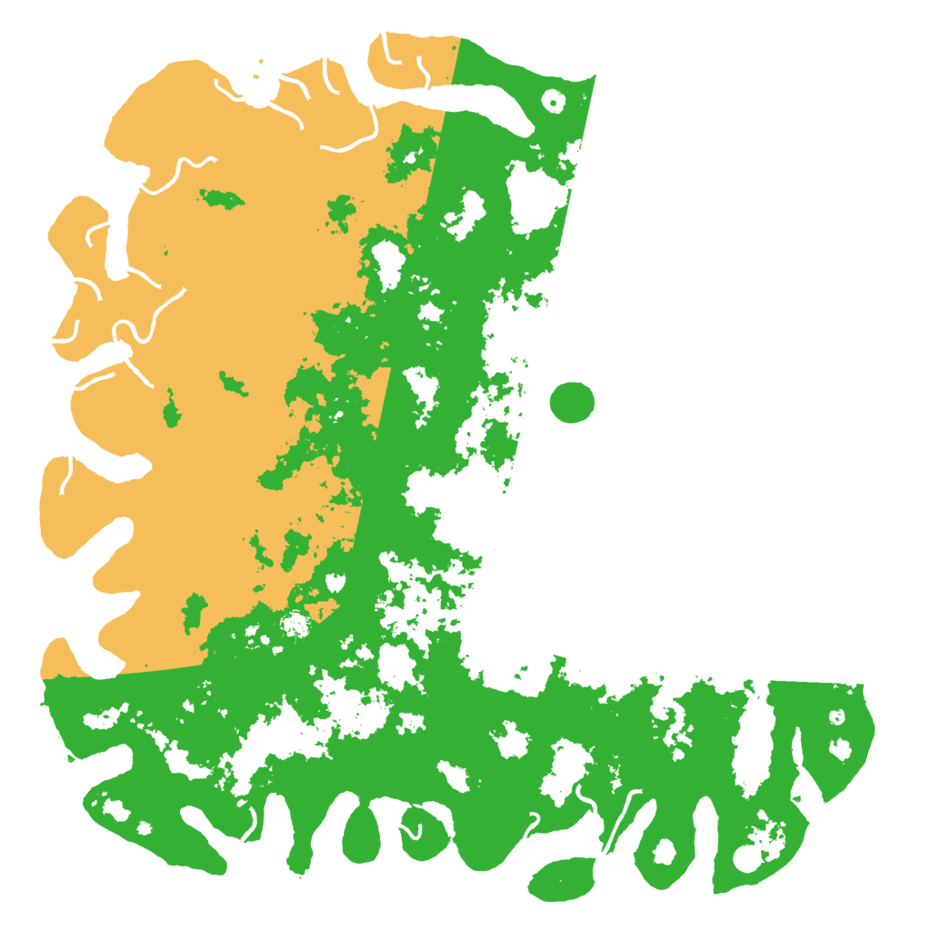 Biome Rust Map: Procedural Map, Size: 6000, Seed: 59647
