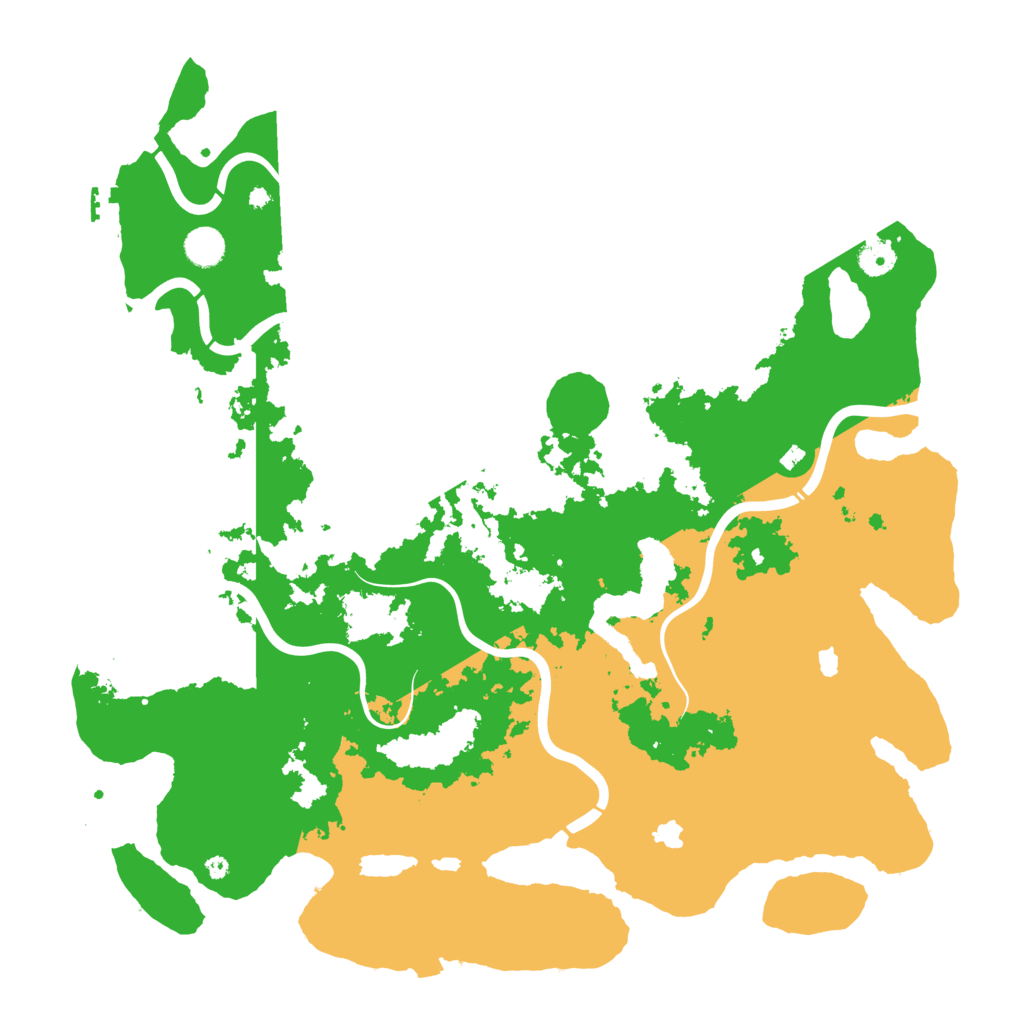 Biome Rust Map: Procedural Map, Size: 4500, Seed: 75340698