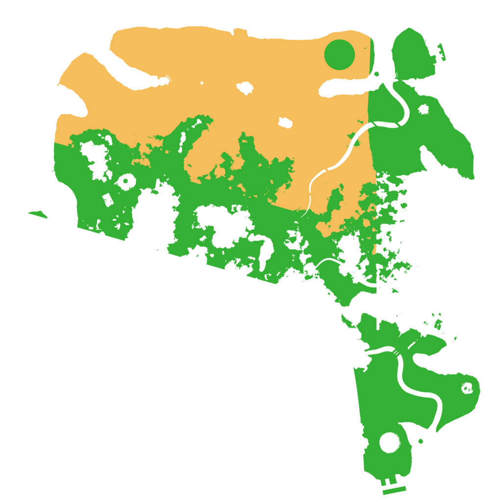 Biome Rust Map: Procedural Map, Size: 4333, Seed: 2147483647