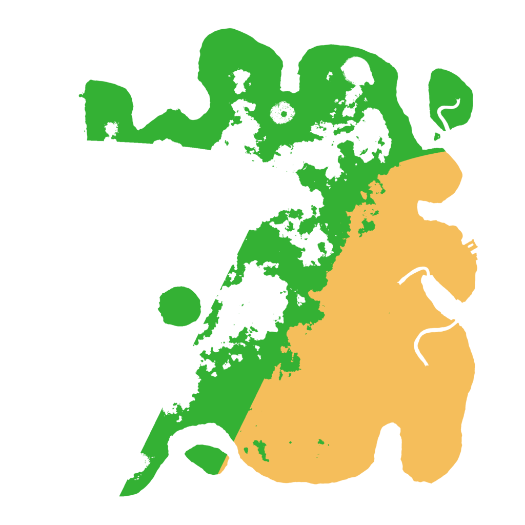 Biome Rust Map: Procedural Map, Size: 3500, Seed: 2024