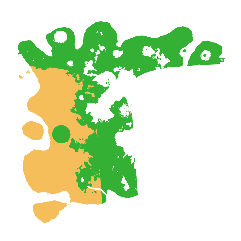 Biome Rust Map: Procedural Map, Size: 3500, Seed: 730910