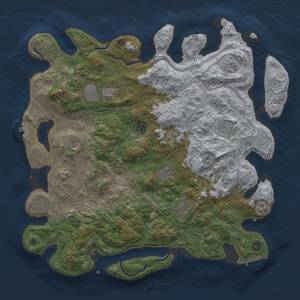 Thumbnail Rust Map: Procedural Map, Size: 4500, Seed: 907015653, 17 Monuments