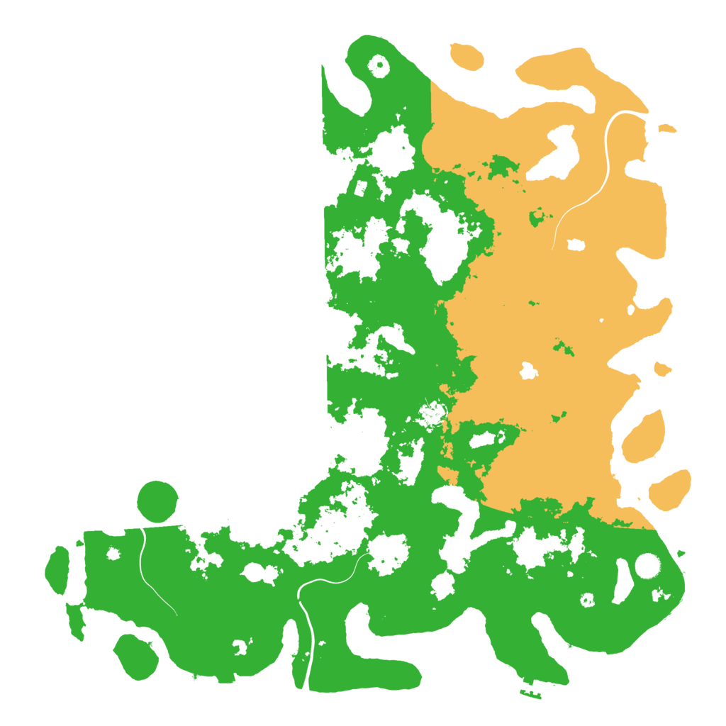Biome Rust Map: Procedural Map, Size: 5000, Seed: 121282061