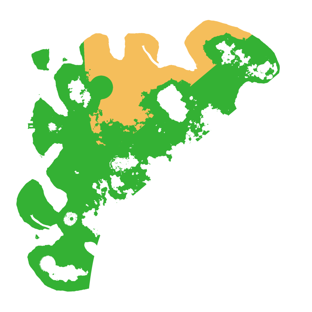 Biome Rust Map: Procedural Map, Size: 3500, Seed: 1125021553