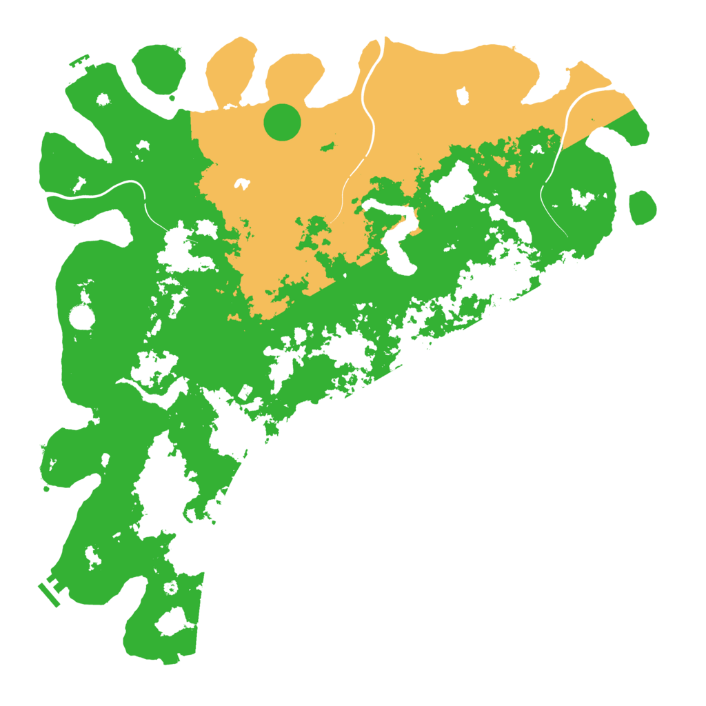 Biome Rust Map: Procedural Map, Size: 5000, Seed: 1147764926