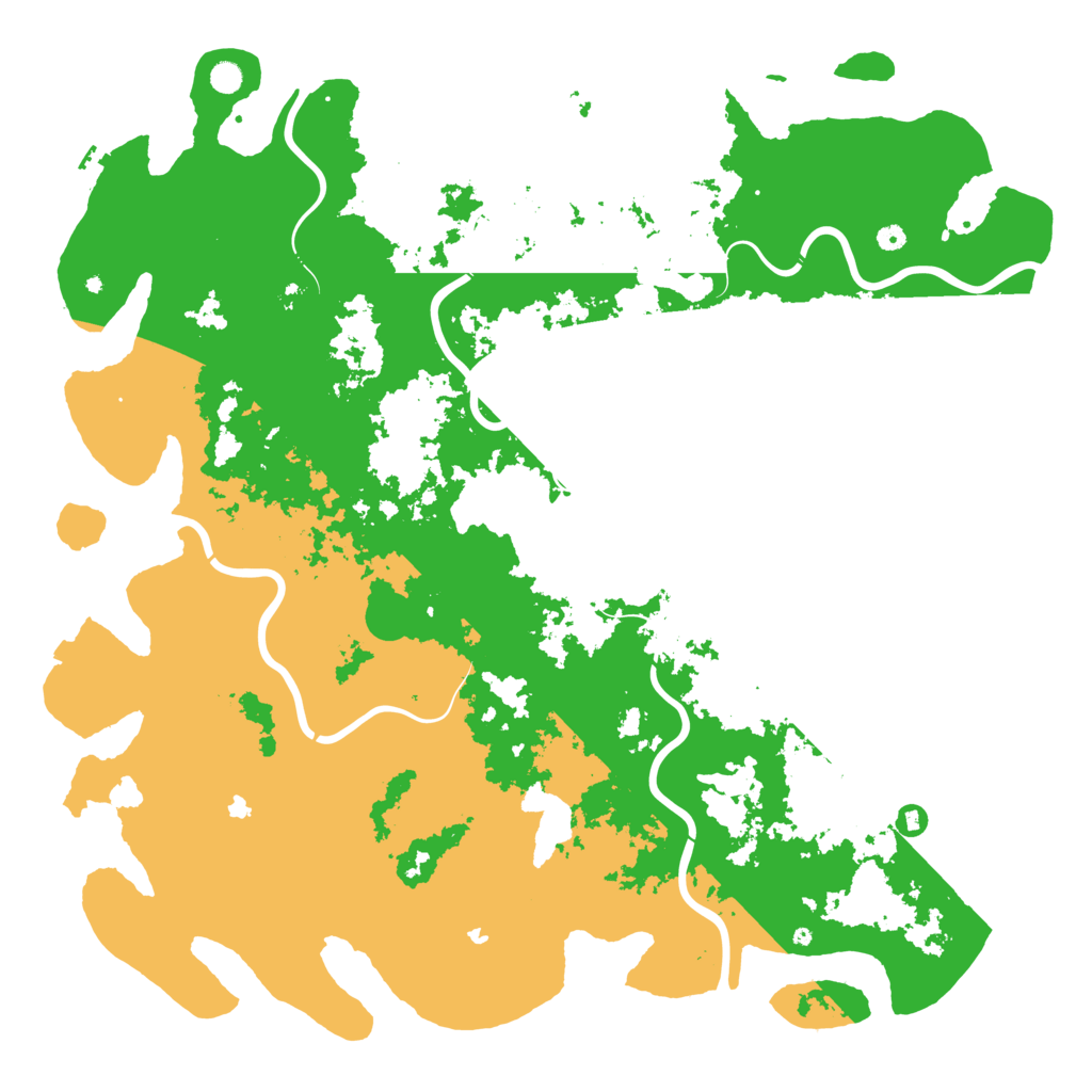 Biome Rust Map: Procedural Map, Size: 6000, Seed: 17482947