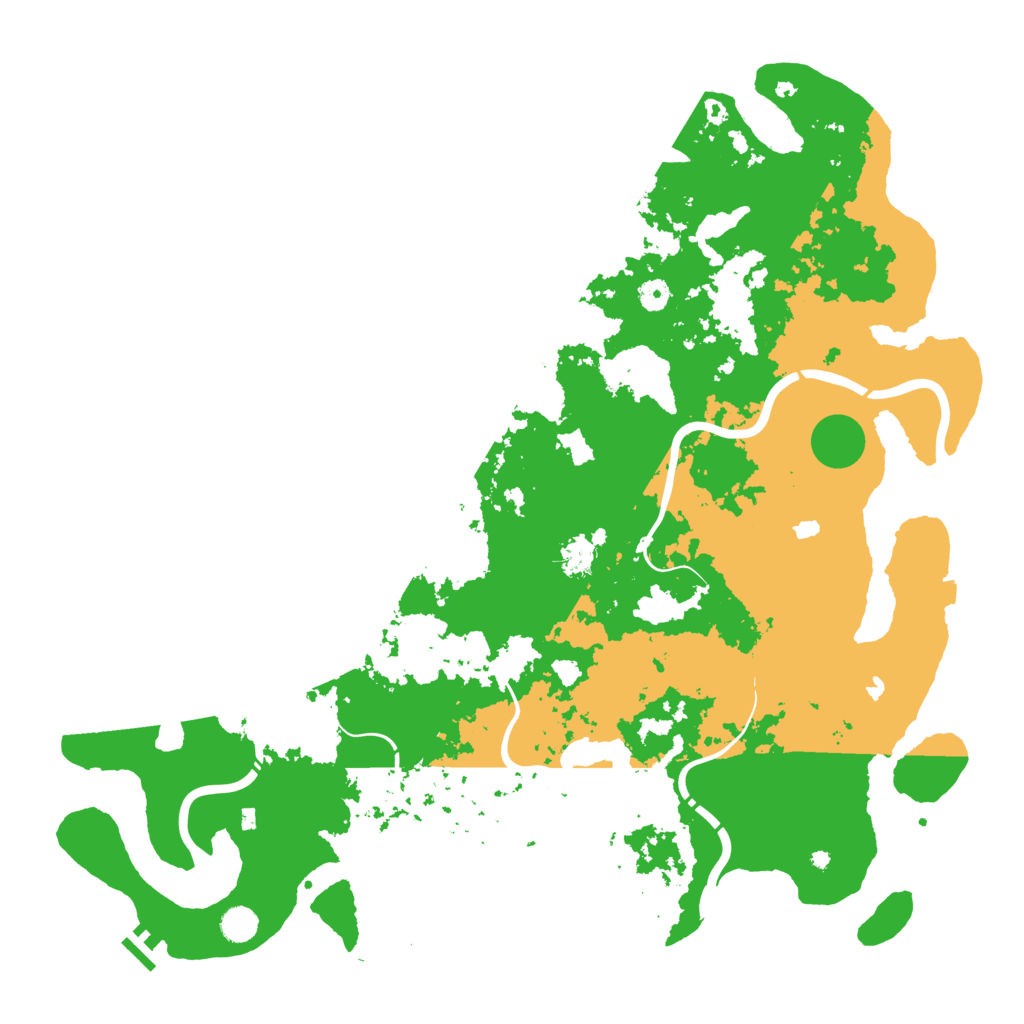 Biome Rust Map: Procedural Map, Size: 5000, Seed: 2022023