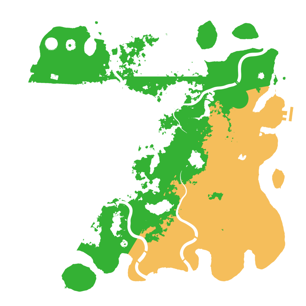 Biome Rust Map: Procedural Map, Size: 4300, Seed: 637884441