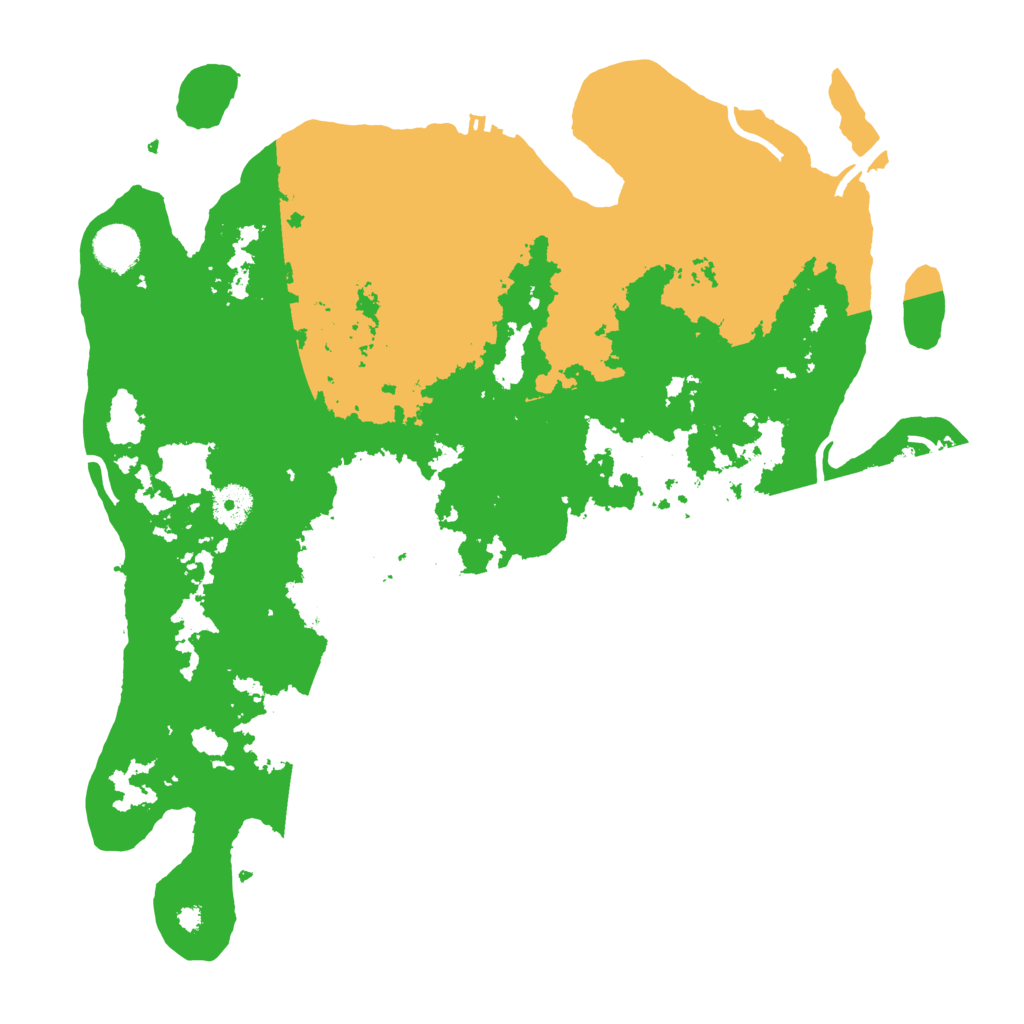 Biome Rust Map: Procedural Map, Size: 3850, Seed: 2023