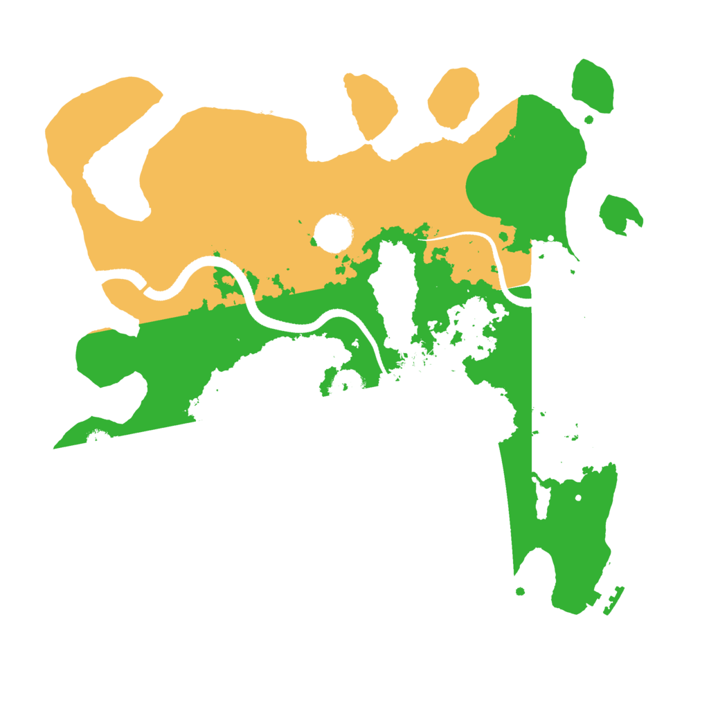 Biome Rust Map: Procedural Map, Size: 3300, Seed: 2433240