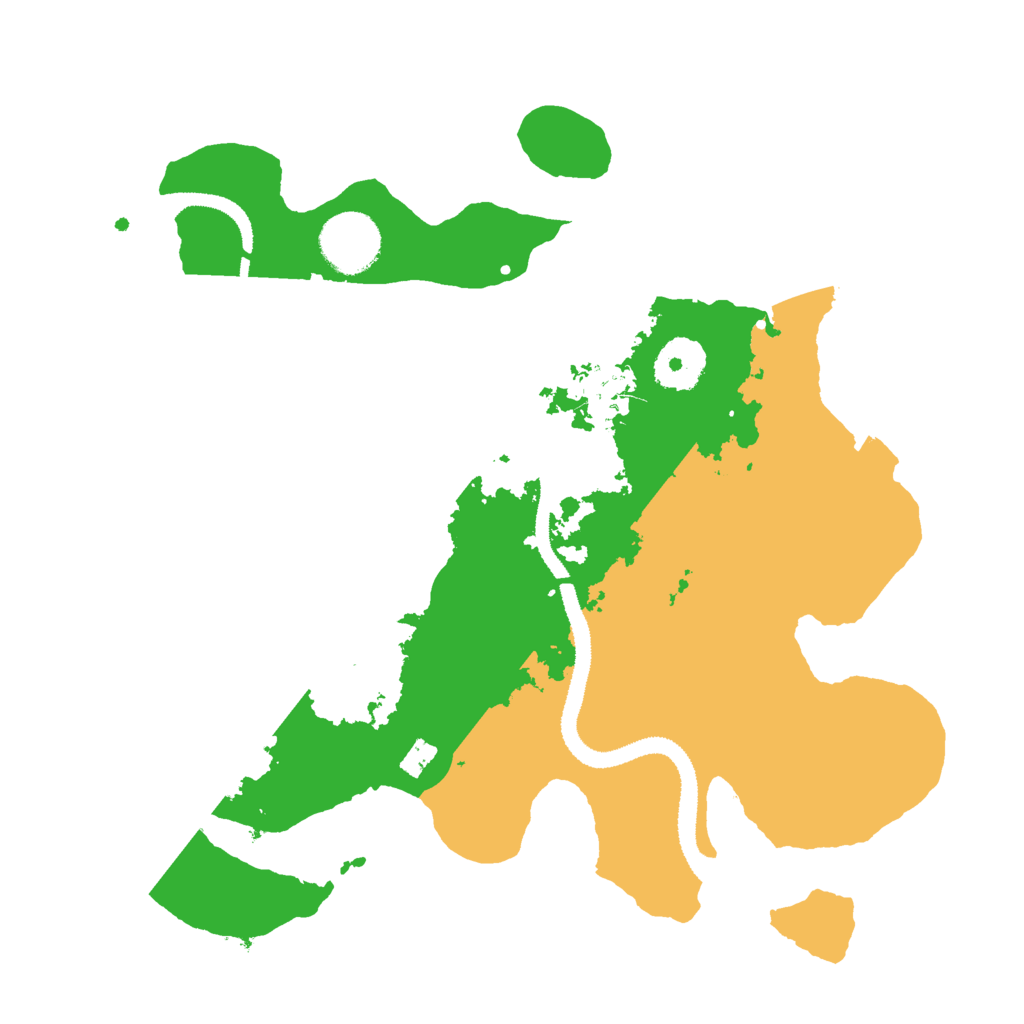 Biome Rust Map: Procedural Map, Size: 3000, Seed: 6587413