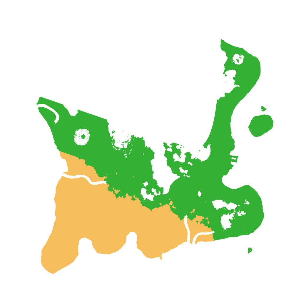 Biome Rust Map: Procedural Map, Size: 2800, Seed: 13835