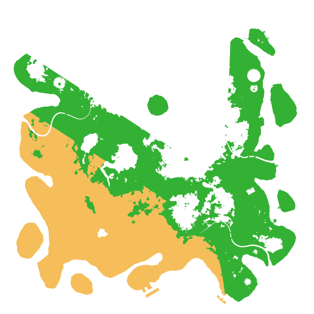 Biome Rust Map: Procedural Map, Size: 4250, Seed: 8274