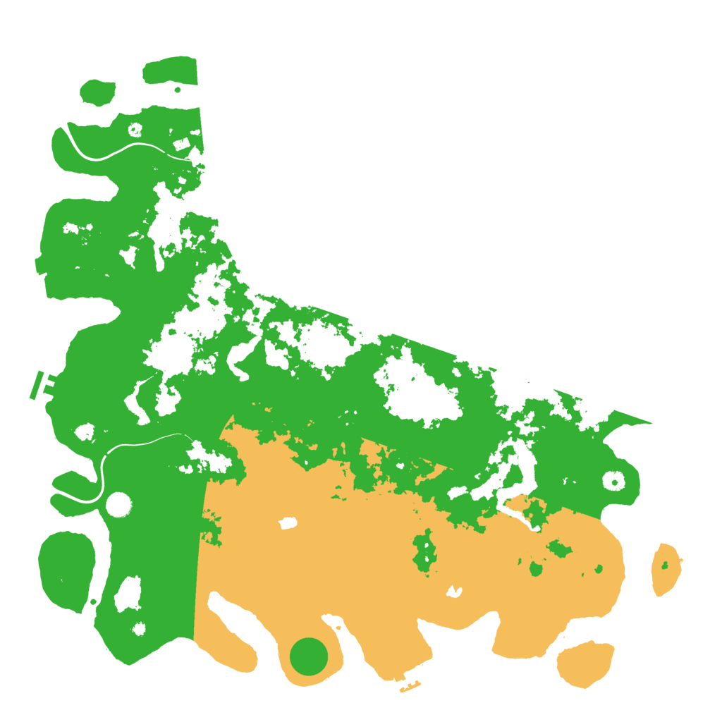 Biome Rust Map: Procedural Map, Size: 5000, Seed: 1500709947