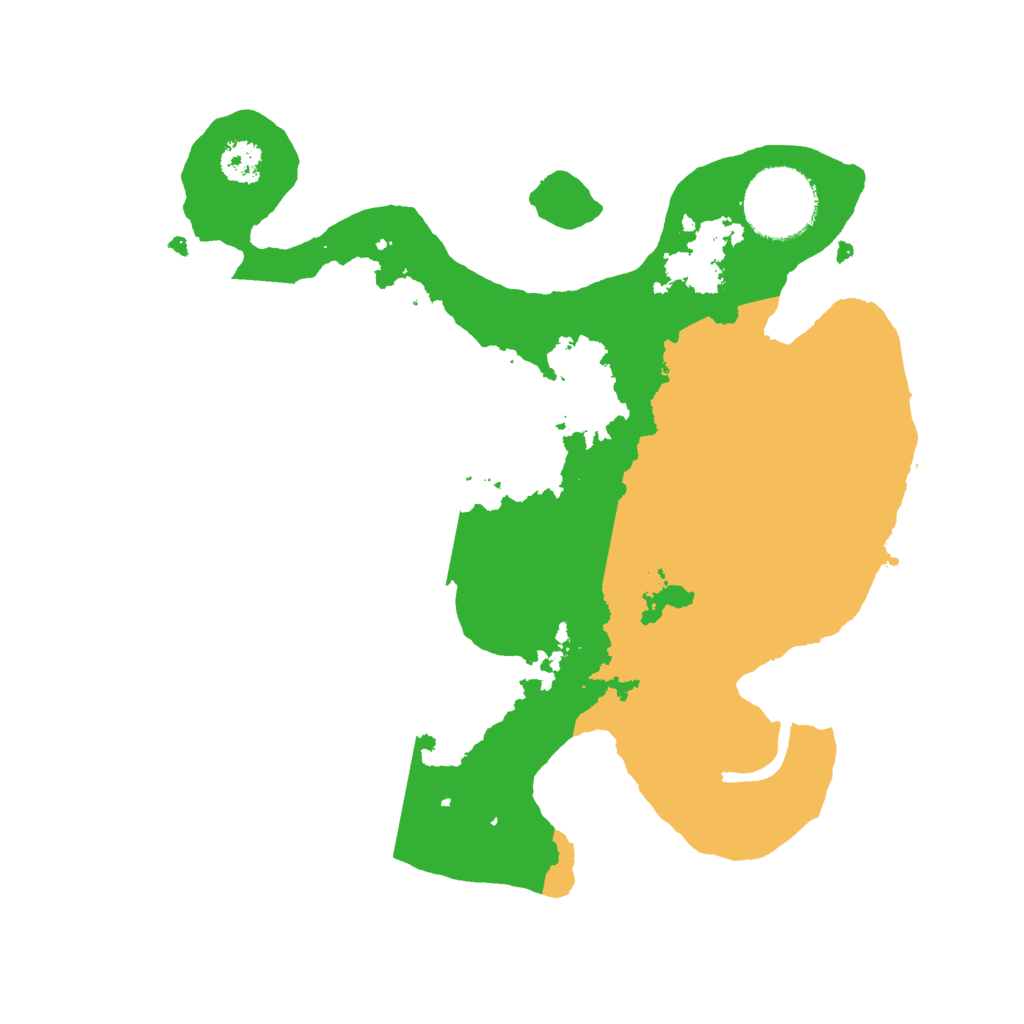 Biome Rust Map: Procedural Map, Size: 2500, Seed: 613425