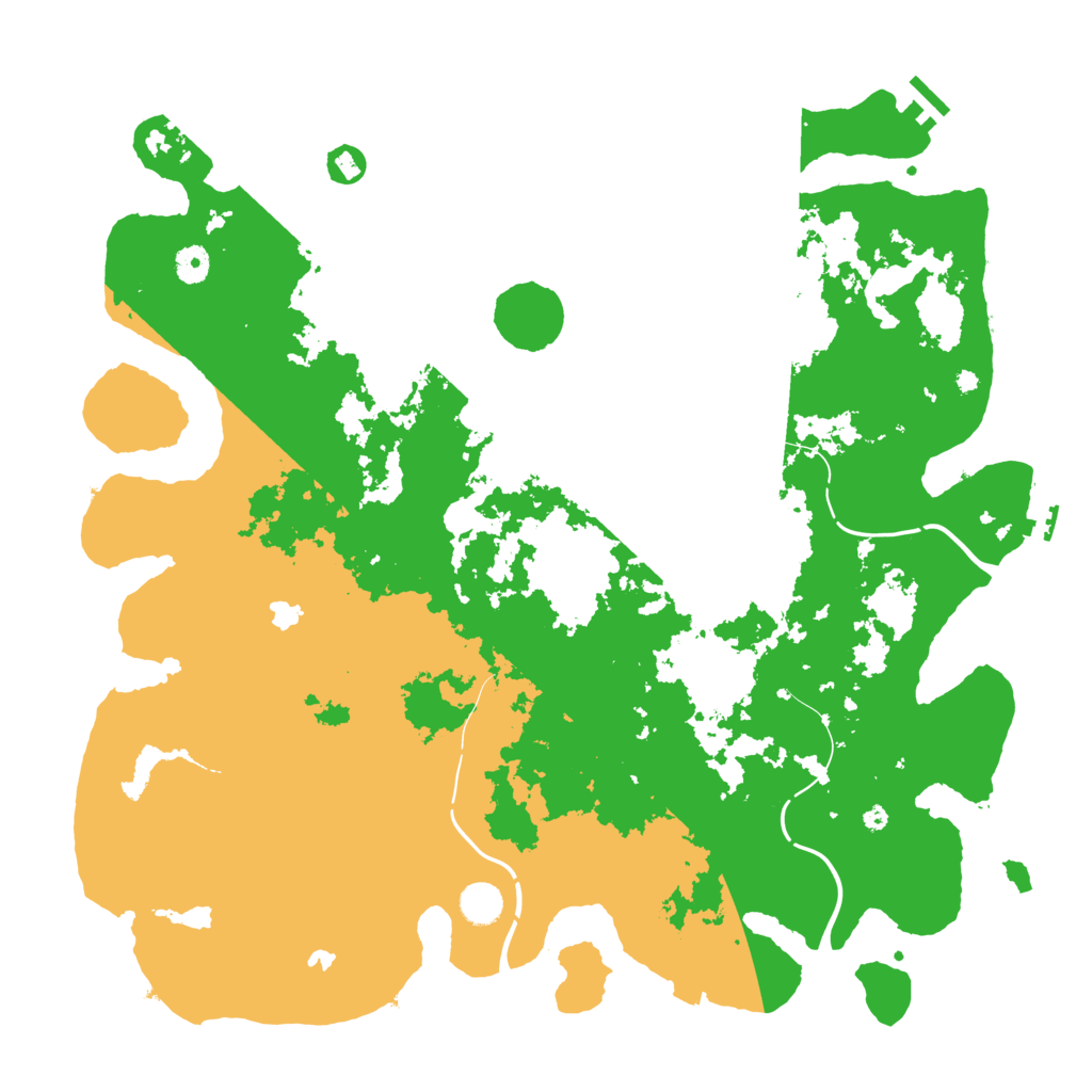 Biome Rust Map: Procedural Map, Size: 4500, Seed: 573674473
