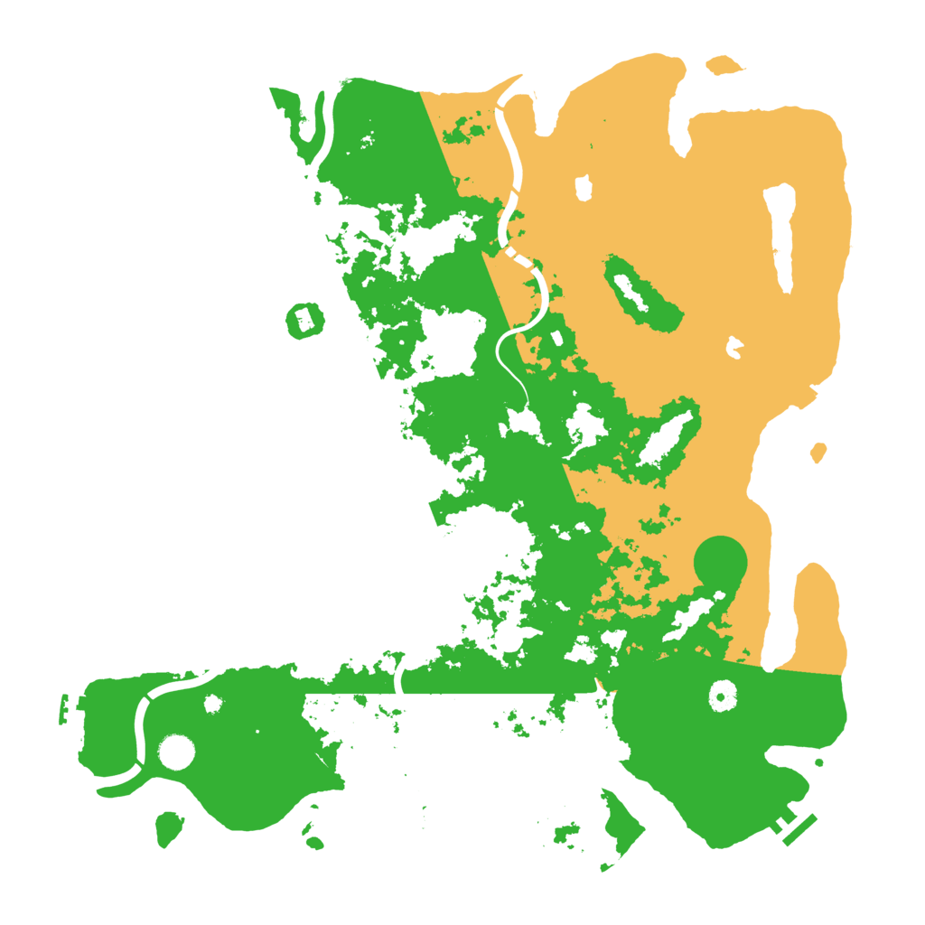 Biome Rust Map: Procedural Map, Size: 4550, Seed: 1333333333